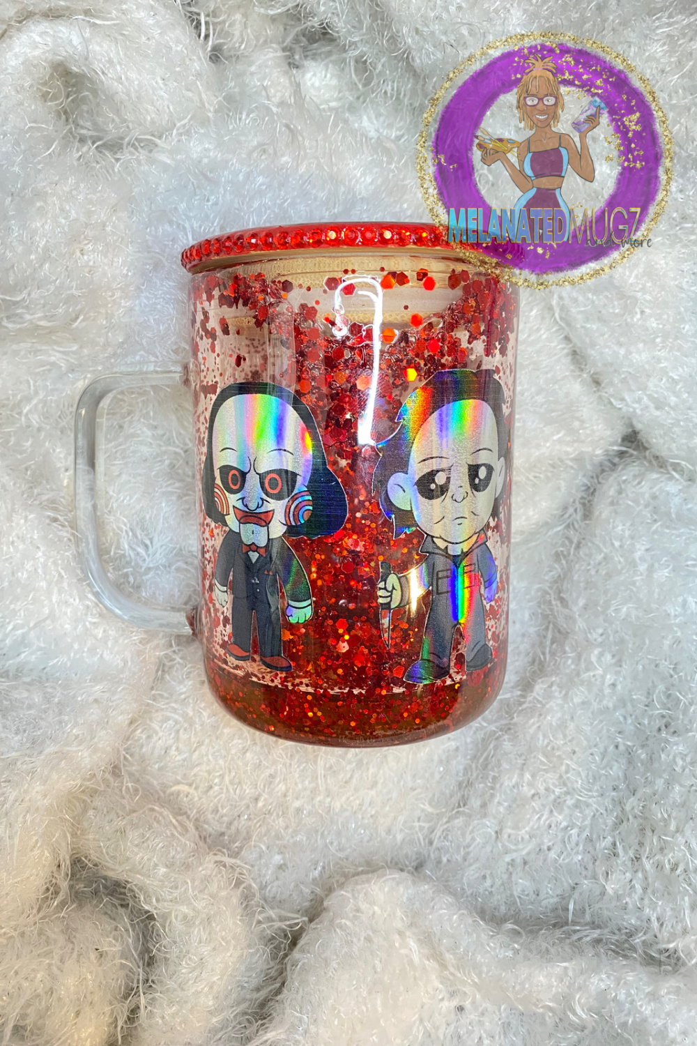 Horror Homies glass mug